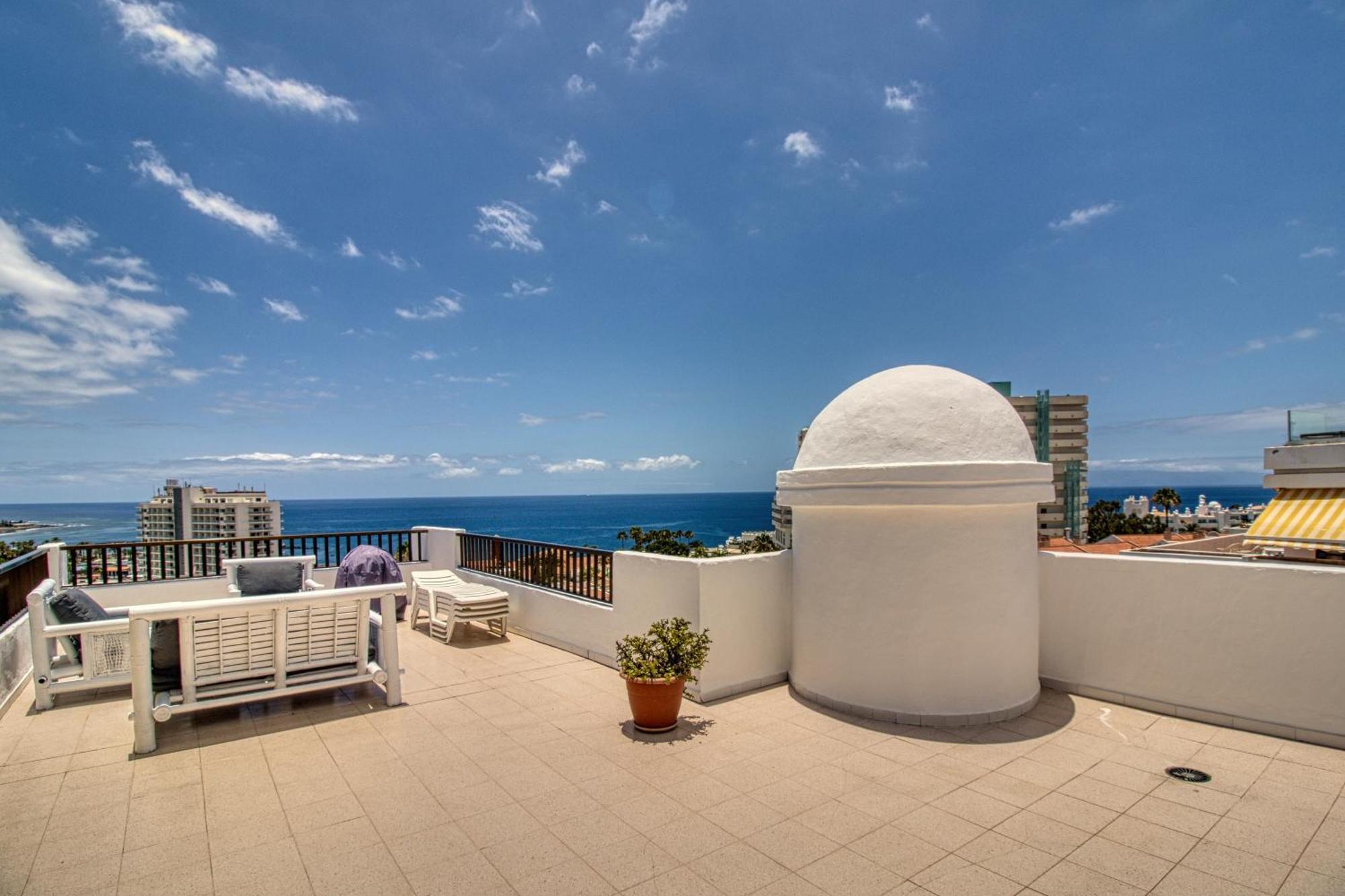 شقة Penthouse Sea View Jacuzzy Terrace & Pool Playa Feñabe المظهر الخارجي الصورة