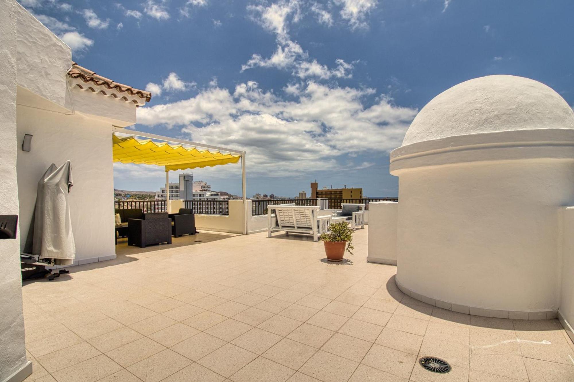 شقة Penthouse Sea View Jacuzzy Terrace & Pool Playa Feñabe المظهر الخارجي الصورة