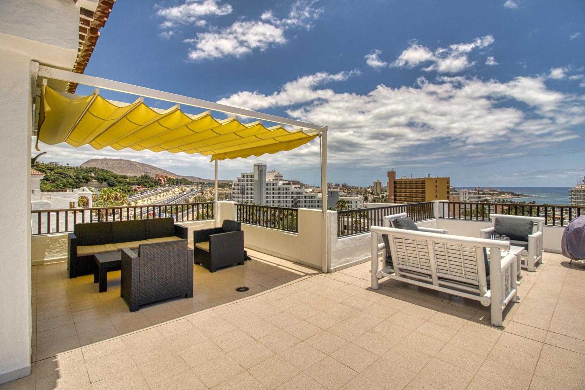 شقة Penthouse Sea View Jacuzzy Terrace & Pool Playa Feñabe المظهر الخارجي الصورة