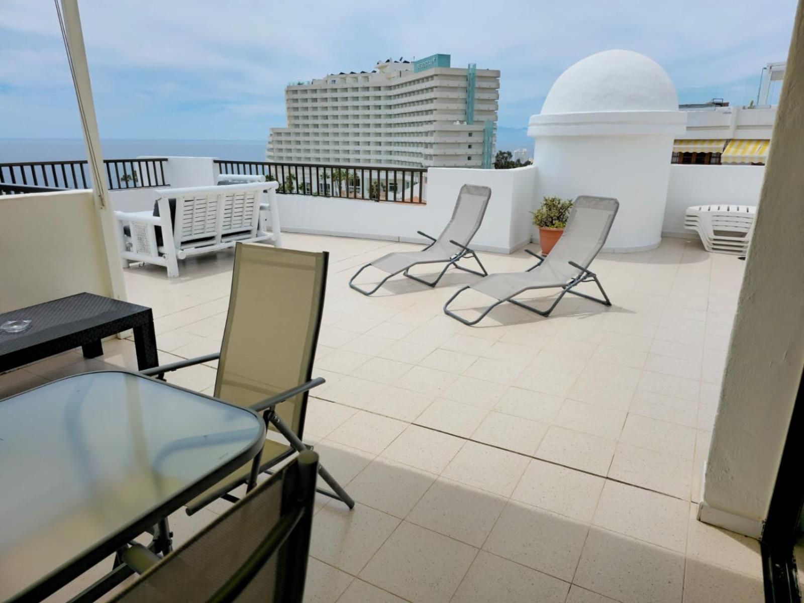 شقة Penthouse Sea View Jacuzzy Terrace & Pool Playa Feñabe المظهر الخارجي الصورة