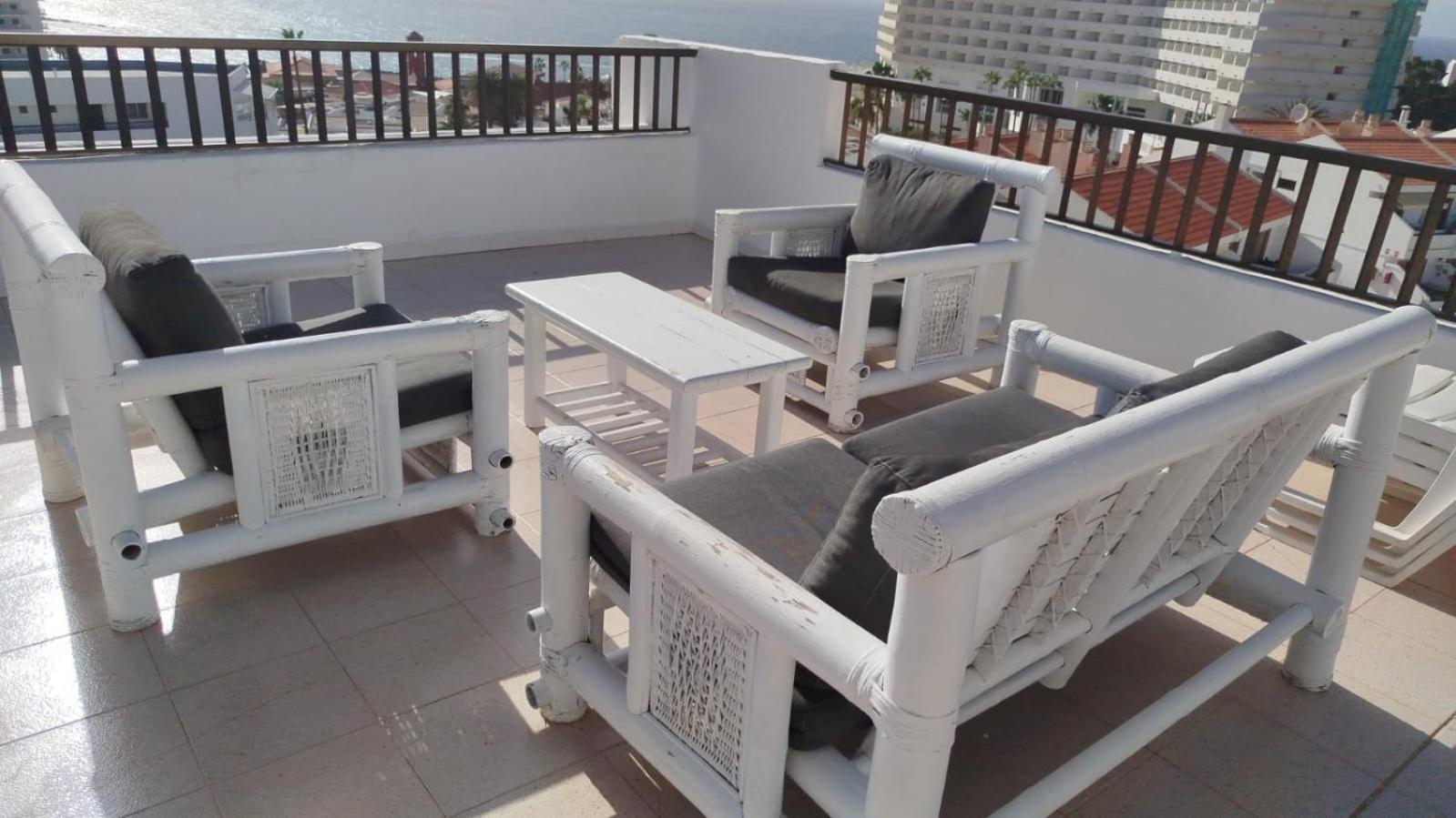شقة Penthouse Sea View Jacuzzy Terrace & Pool Playa Feñabe المظهر الخارجي الصورة