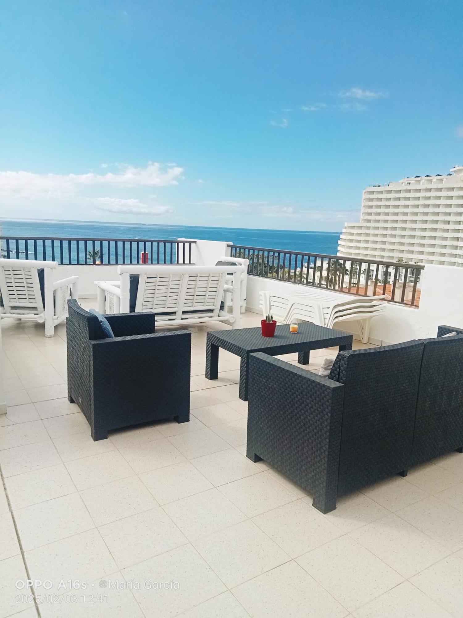 شقة Penthouse Sea View Jacuzzy Terrace & Pool Playa Feñabe المظهر الخارجي الصورة
